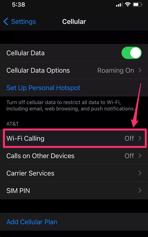 2. Scroll down and tap the 'Phone' option in the settings menu. 3. Next, select 'Wi-Fi calling' to proceed. 4. Now go ahead and toggle the grey icon next to the 'Wi-Fi Calling on This iPhone ...